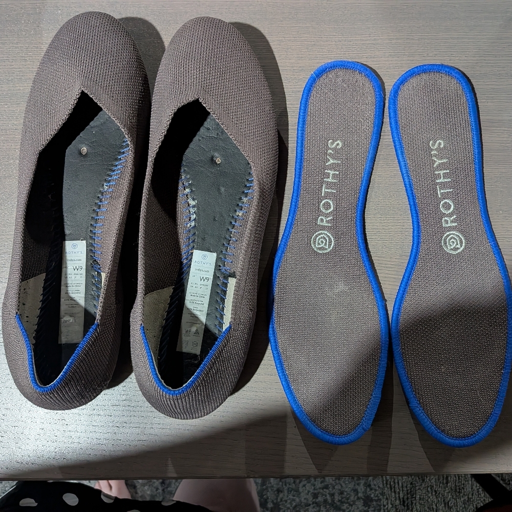 Mink Rothys Ballet Flat 9 - Picture 5 of 7